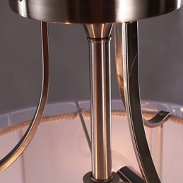 Plafonnier moderne en acrylique avec 3 lumières cylindriques