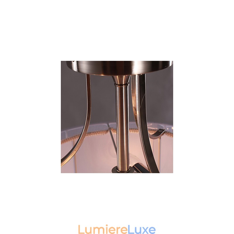 Plafonnier moderne en acrylique avec 3 lumières cylindriques