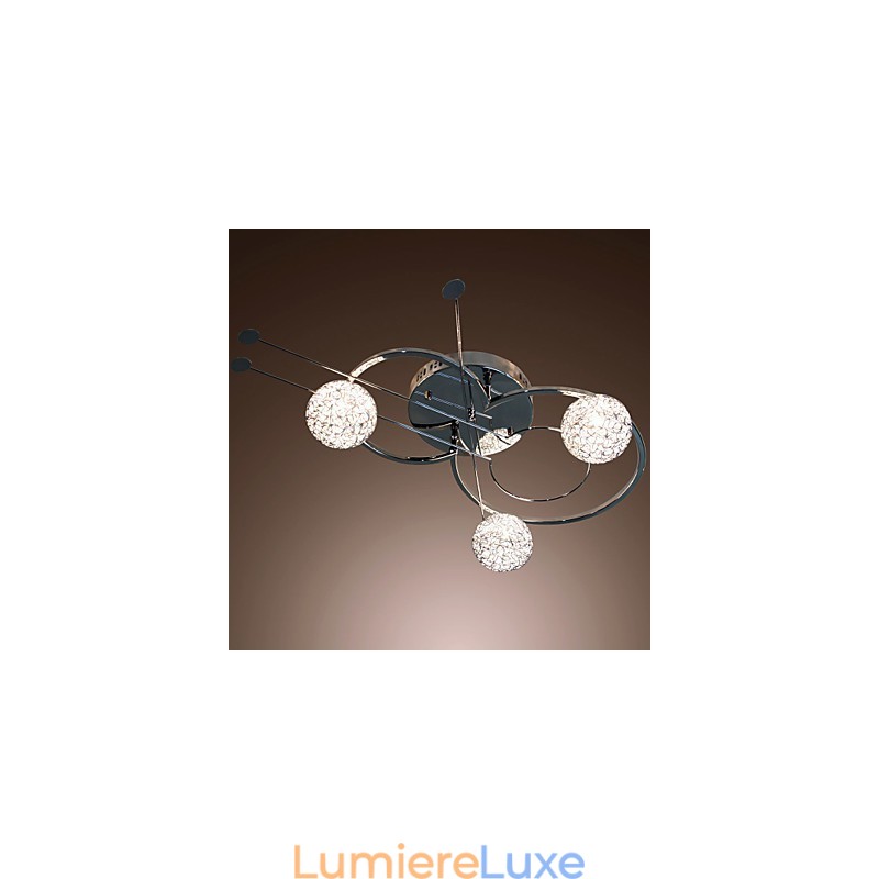 Plafonnier encastré électroplaqué contemporain moderne