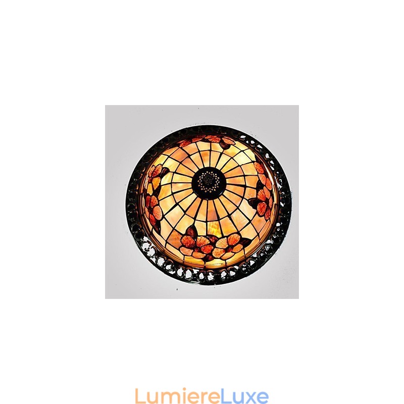 Mini montage encastré en métal et laiton de style