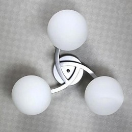 Plafonnier 3 lumières moderne simple et artistique