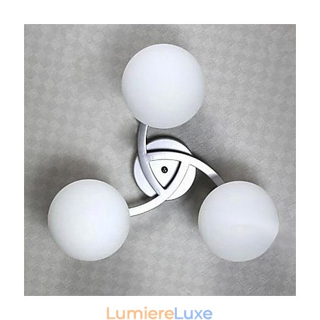Plafonnier 3 lumières moderne simple et artistique Plafonnier 3 lumières moderne simple et artistique