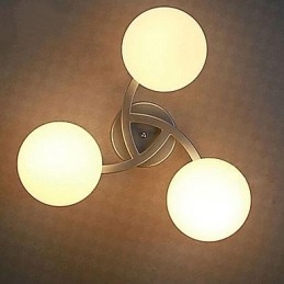 Plafonnier 3 lumières moderne simple et artistique
