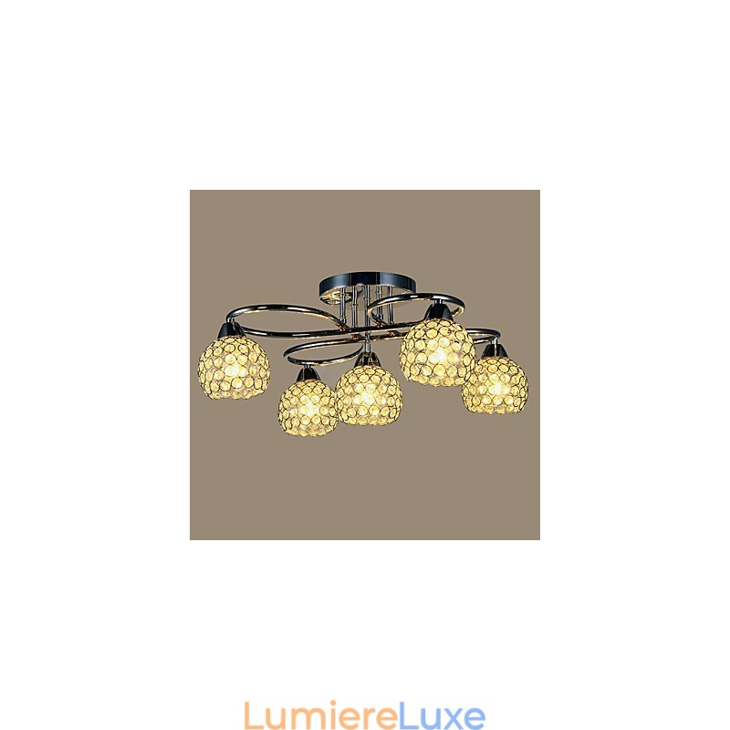 Plafonniers 5 lumières simples, modernes et artistiques