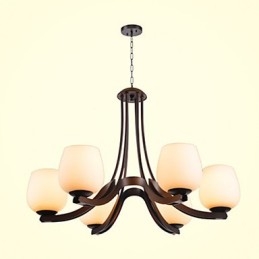 Lustre en métal peint de style mini rétro classique traditionnel
