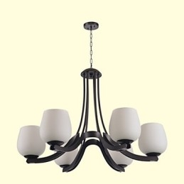 Lustre en métal peint de style mini rétro classique traditionnel
