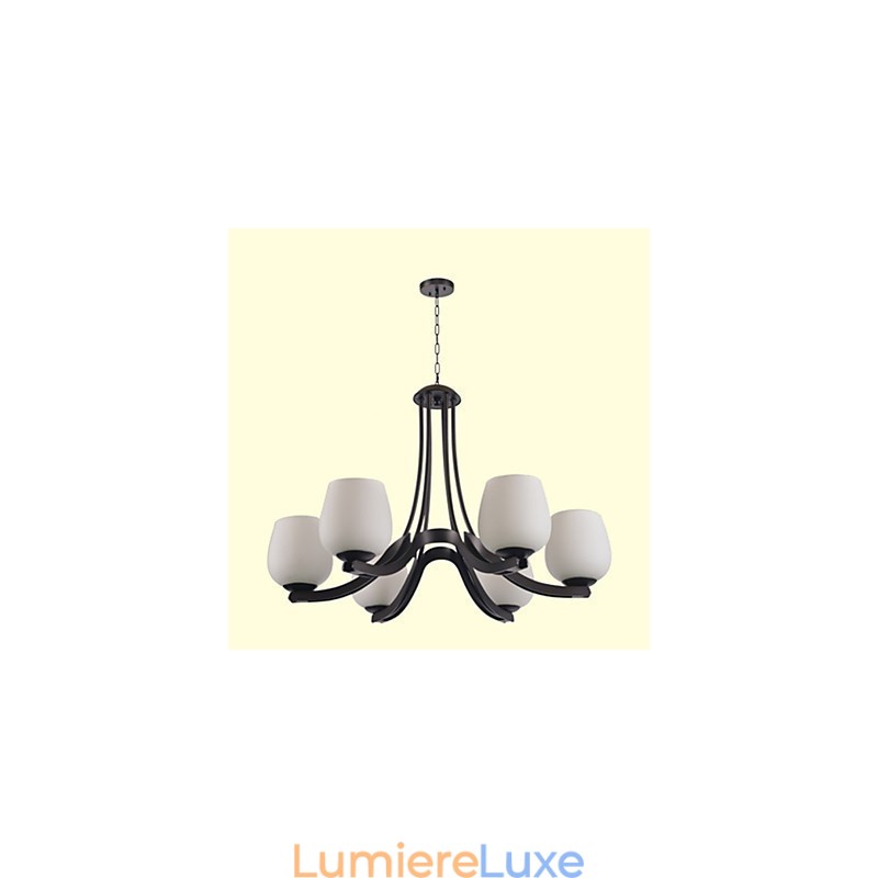 Lustre en métal peint de style mini rétro classique traditionnel