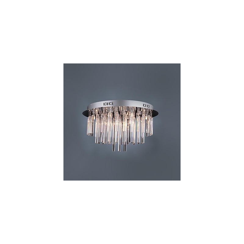 Lustre en cristal moderne à 12 lumières