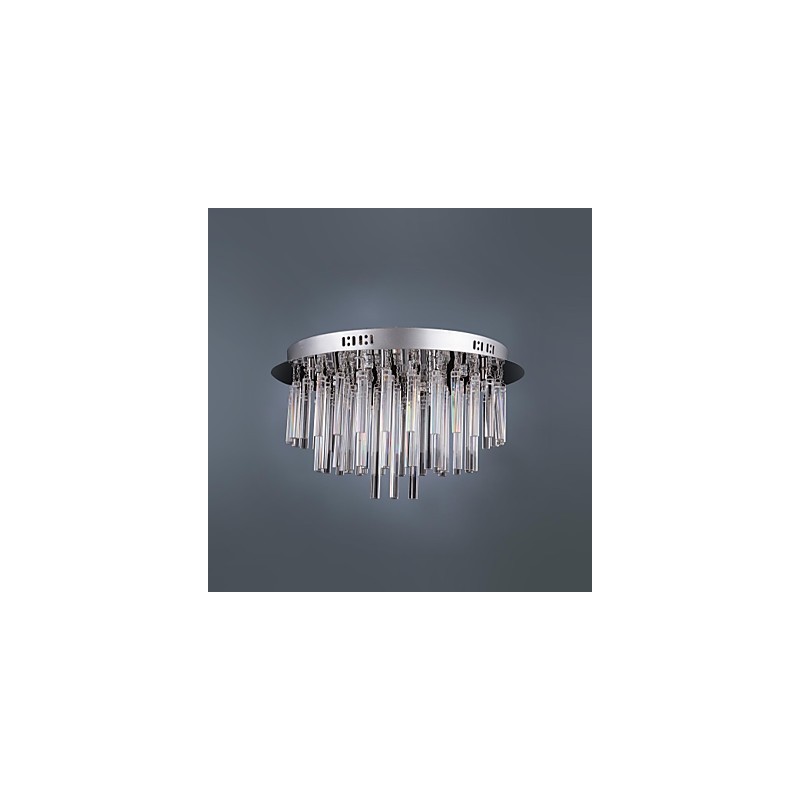 Lustre en cristal moderne à 12 lumières