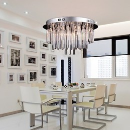 Lustre en cristal moderne à 12 lumières