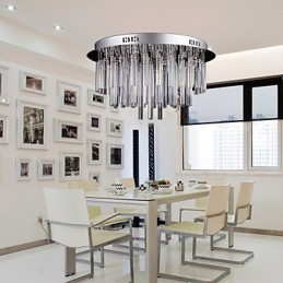 Lustre en cristal moderne à 12 lumières