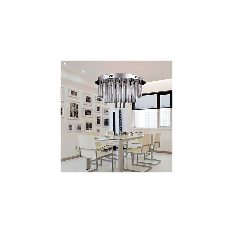 Lustre en cristal moderne à 12 lumières