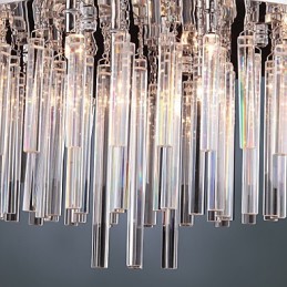 Lustre en cristal moderne à 12 lumières
