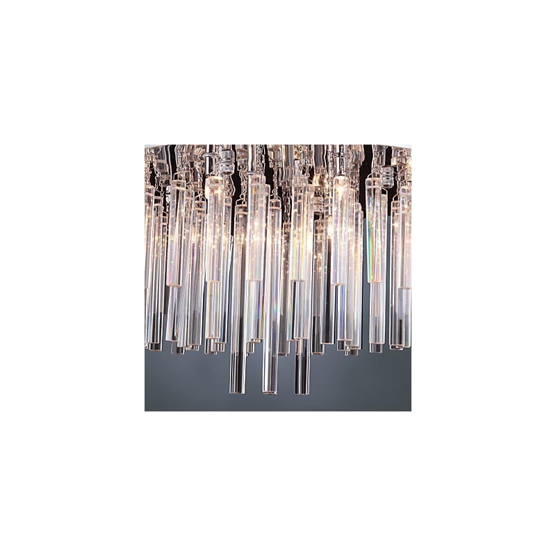 Lustre en cristal moderne à 12 lumières