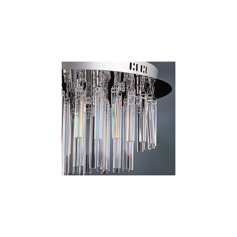 Lustre en cristal moderne à 12 lumières