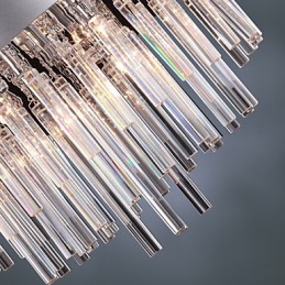 Lustre en cristal moderne à 12 lumières