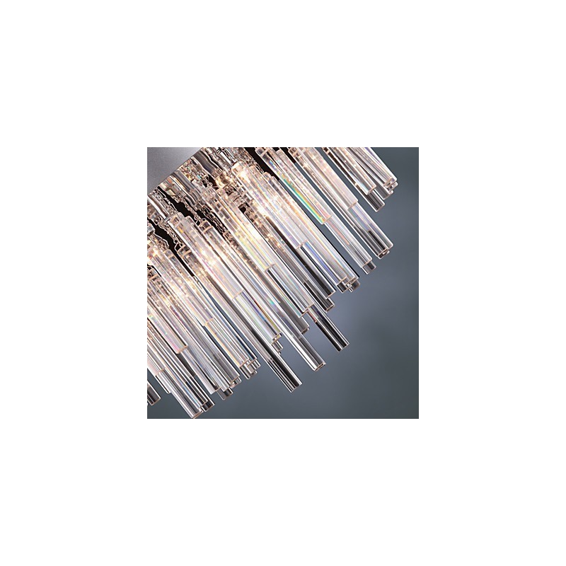 Lustre en cristal moderne à 12 lumières