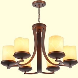 Lustre en métal peint de style mini rétro classique traditionnel