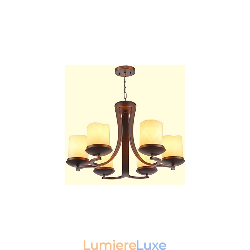 Lustre en métal peint de style mini rétro classique traditionnel