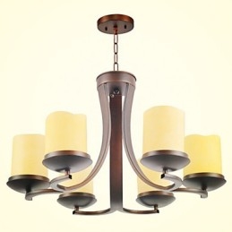 Lustre en métal peint de style mini rétro classique traditionnel