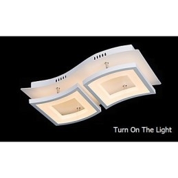Lustre carré moderne