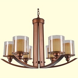 Lustre en métal peint de style mini rétro classique traditionnel