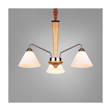 Plafonnier en bois et bambou style mini vintage Plafonnier en bois et bambou style mini vintage