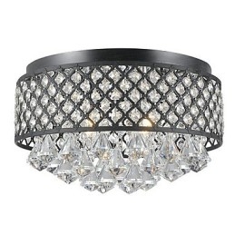 Plafonnier en métal avec peinture cristal classique traditionnelle
