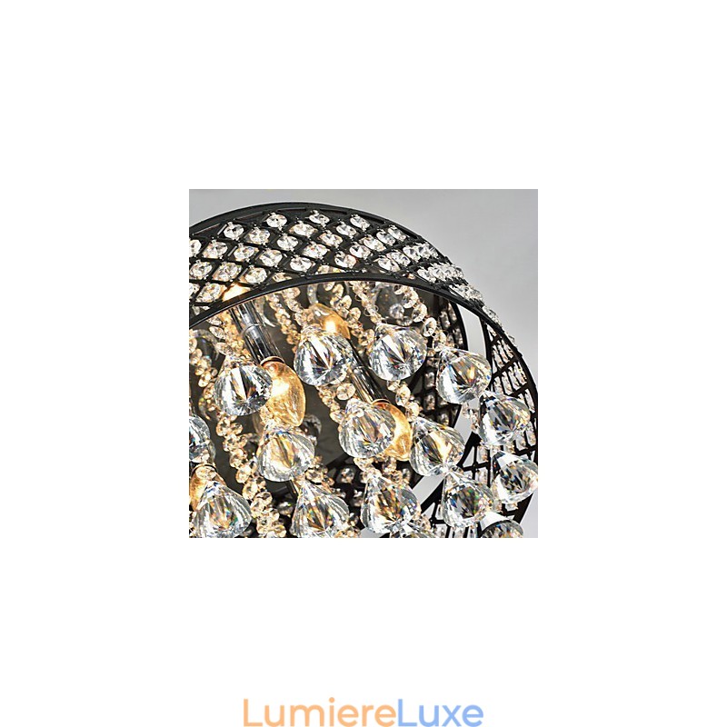 Plafonnier en métal avec peinture cristal classique traditionnelle