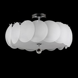 Lustre en verre à 5 lumières, famille de luminaires suspendus modernes