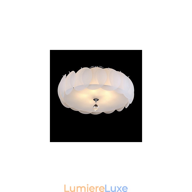 Lustre en verre à 5 lumières, famille de luminaires suspendus modernes