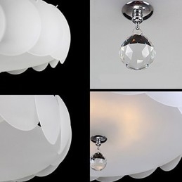Lustre en verre à 5 lumières, famille de luminaires suspendus modernes