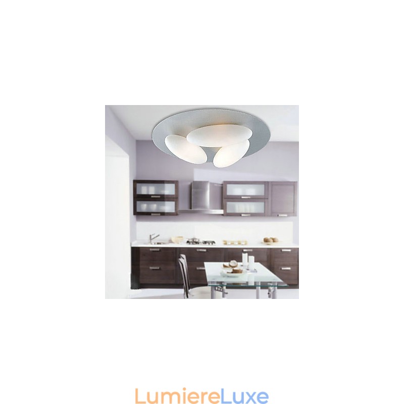 Plafonnier moderne à 3 lumières (culot d'ampoule G9)