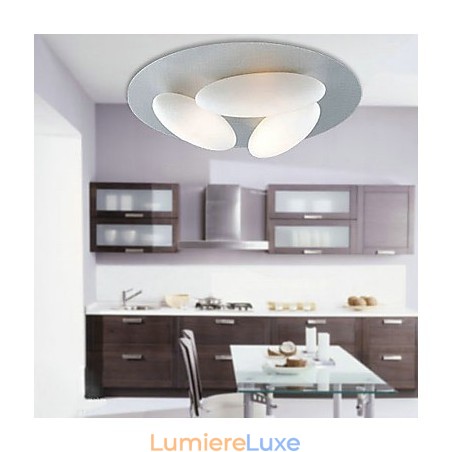 Plafonnier moderne à 3 lumières (culot d'ampoule G9) Plafonnier moderne à 3 lumières (culot d'ampoule G9)