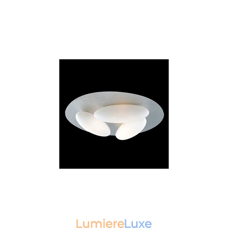 Plafonnier moderne à 3 lumières (culot d'ampoule G9)