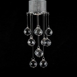 Plafonnier en cristal moderne