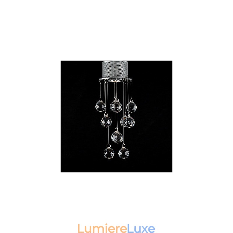 Plafonnier en cristal moderne