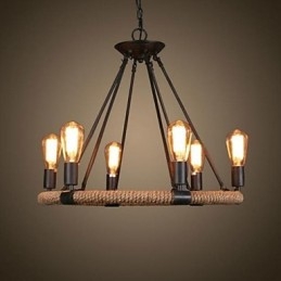 Suspension en métal peinte, style traditionnel, classique, rustique, style rétro, style campagnard et vintage