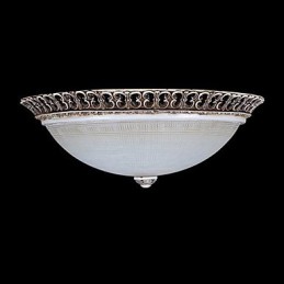 Plafonnier en résine marron foncé, motif sculpté, style européen classique