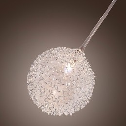 Plafonnier en fer G4 à 12 ampoules avec abat-jour en aluminium