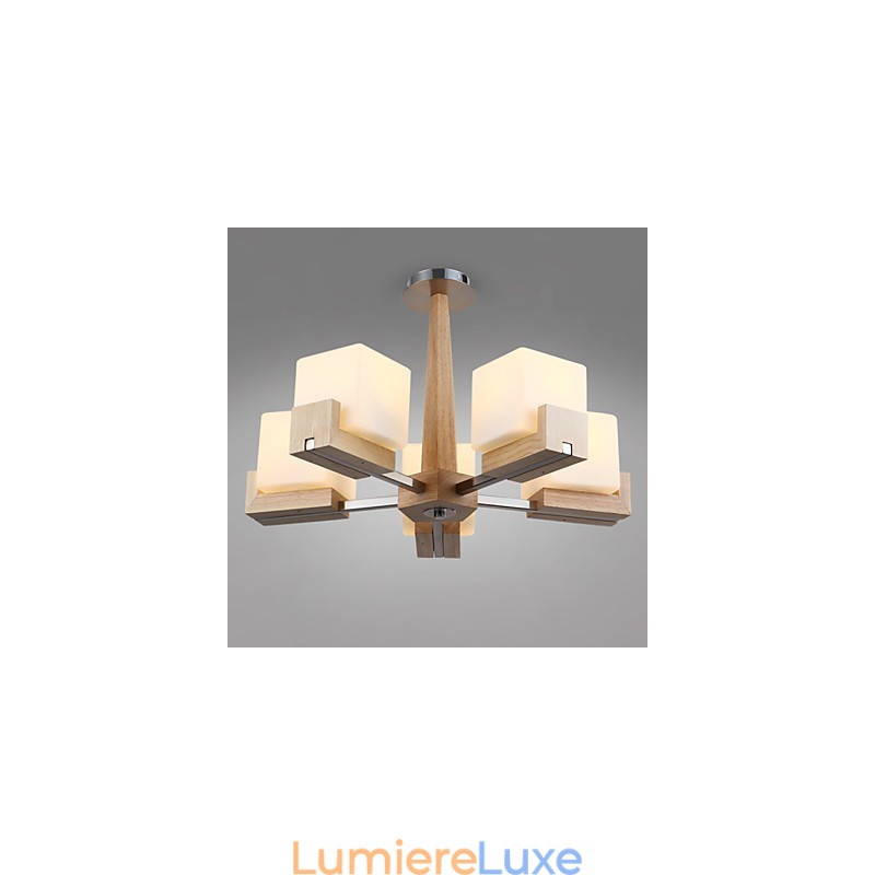Plafonnier Mini Style Moderne Contemporain Bambou