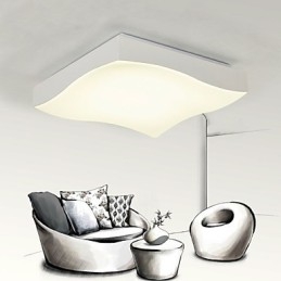 Plafonnier 1 lumière moderne simple artistique