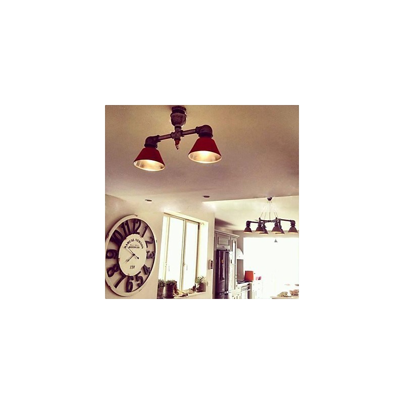 Spots en métal vintage de style country