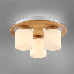 Plafonniers modernes en bois originaux à haute luminosité de style campagnard