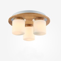 Plafonniers modernes en bois originaux à haute luminosité de style campagnard