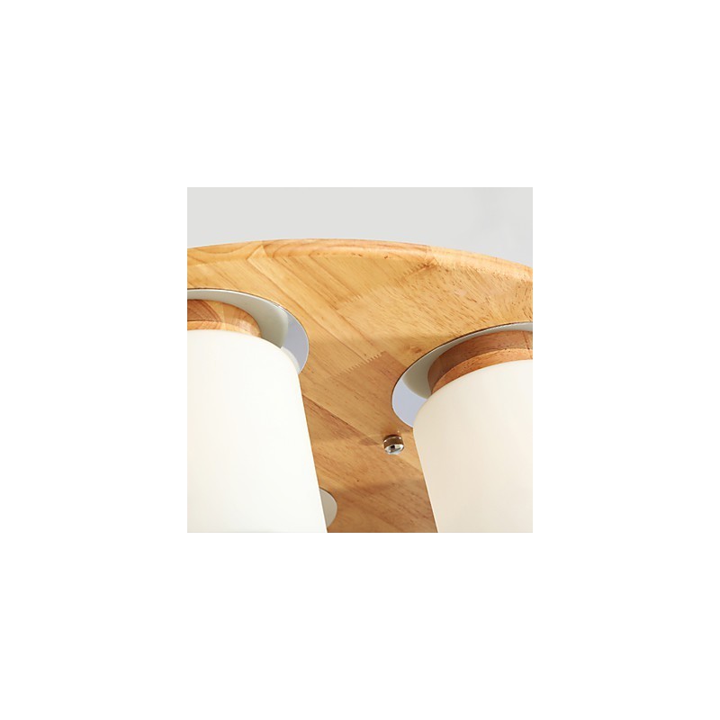 Plafonniers modernes en bois originaux à haute luminosité de style campagnard