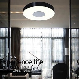 Plafonnier encastré moderne et contemporain en métal brossé