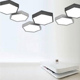 Lampe à géométrie hexagonale Absorb Dome Light