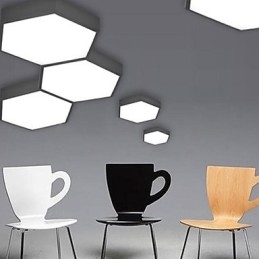 Lampe à géométrie hexagonale Absorb Dome Light