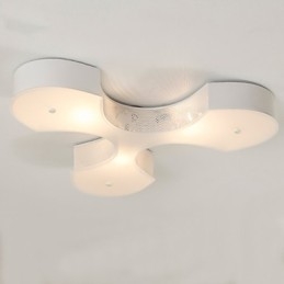 Plafonniers modernes de style européen simple Bidesen, grands plafonniers en forme de trèfle